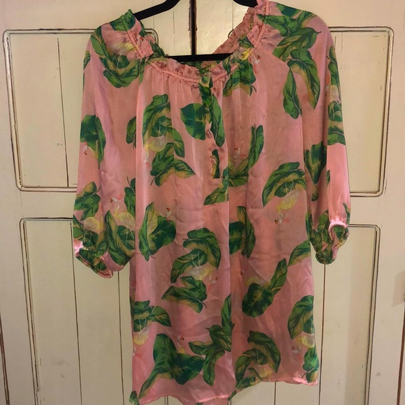Webster Miami Target Flamingo Top Shirt 